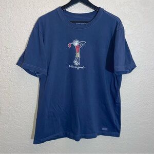 Life Is Good golfing short sleeve t shirt